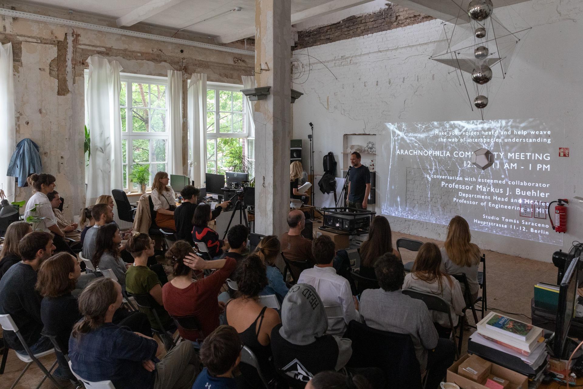 Arachnophilia Community Meeting with MIT Professor Markus J Buehler