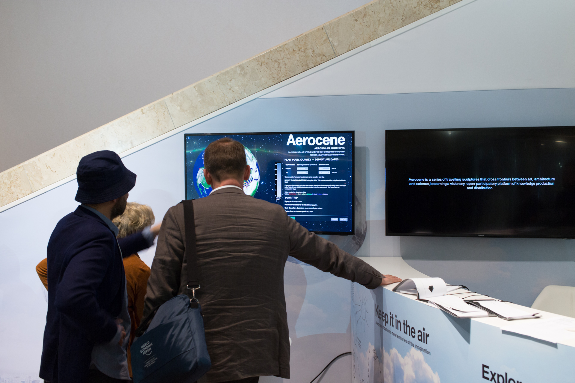 Behind the Artist’s Idea: Aerocene, Lecture at WEF, Davos, Switzerland