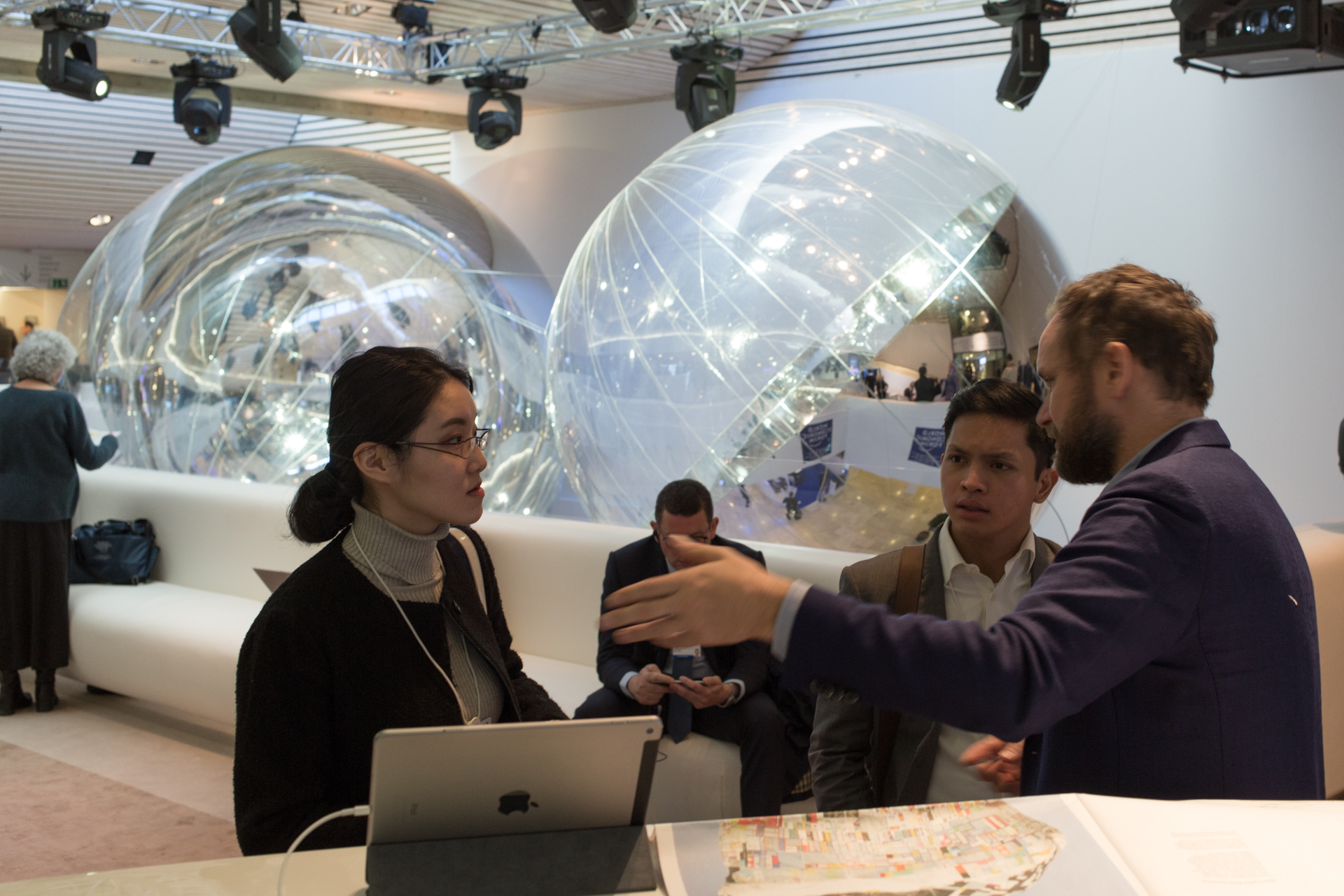 Behind the Artist’s Idea: Aerocene, Lecture at WEF, Davos, Switzerland