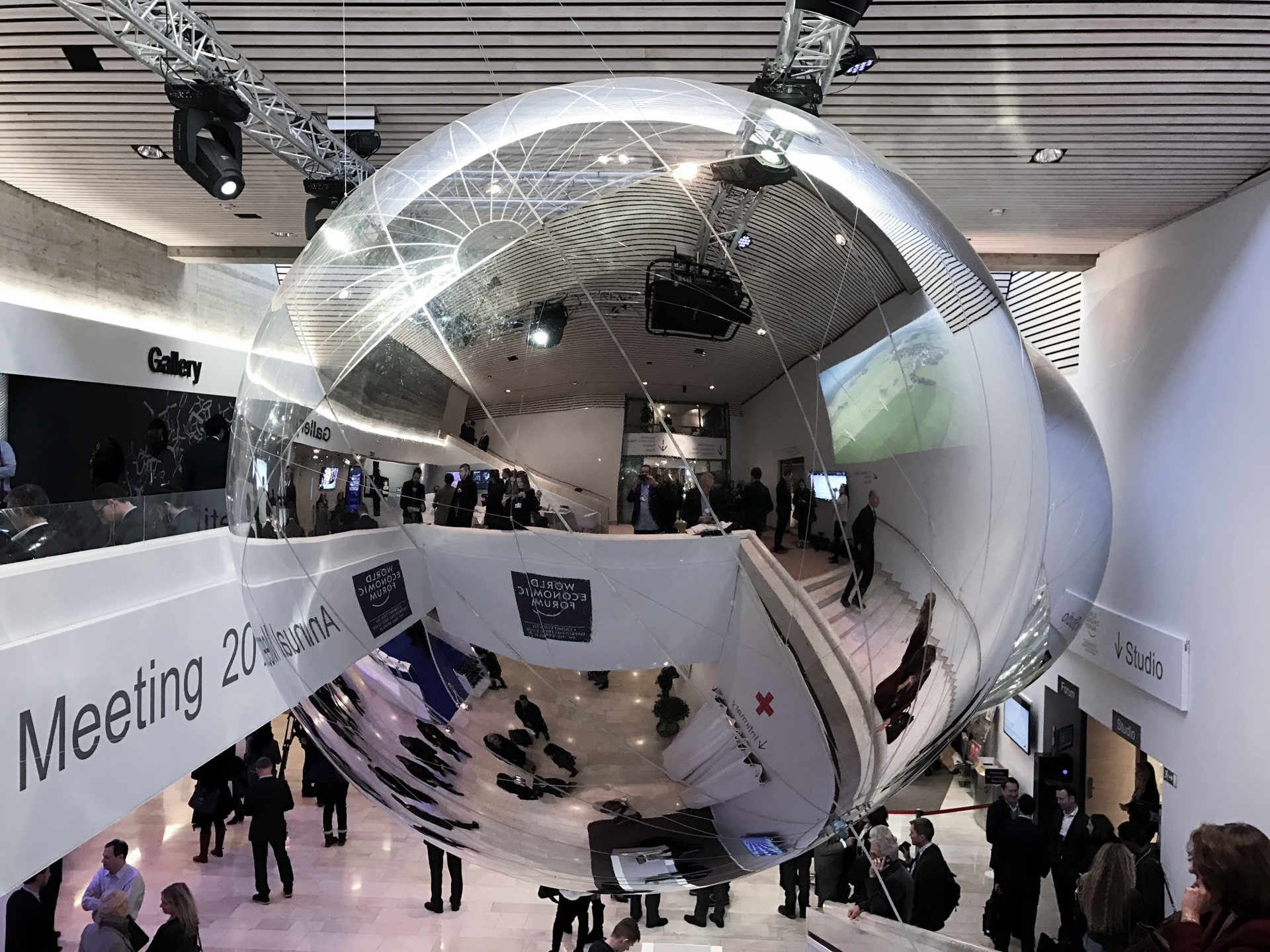Behind the Artist’s Idea: Aerocene, Lecture at WEF, Davos, Switzerland