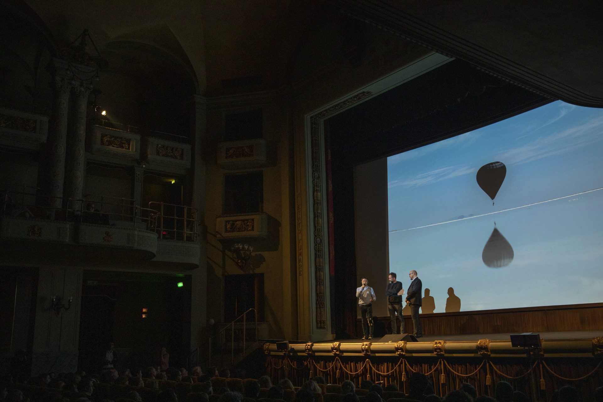 Tomás Saraceno. Aria at Cinema Odeon