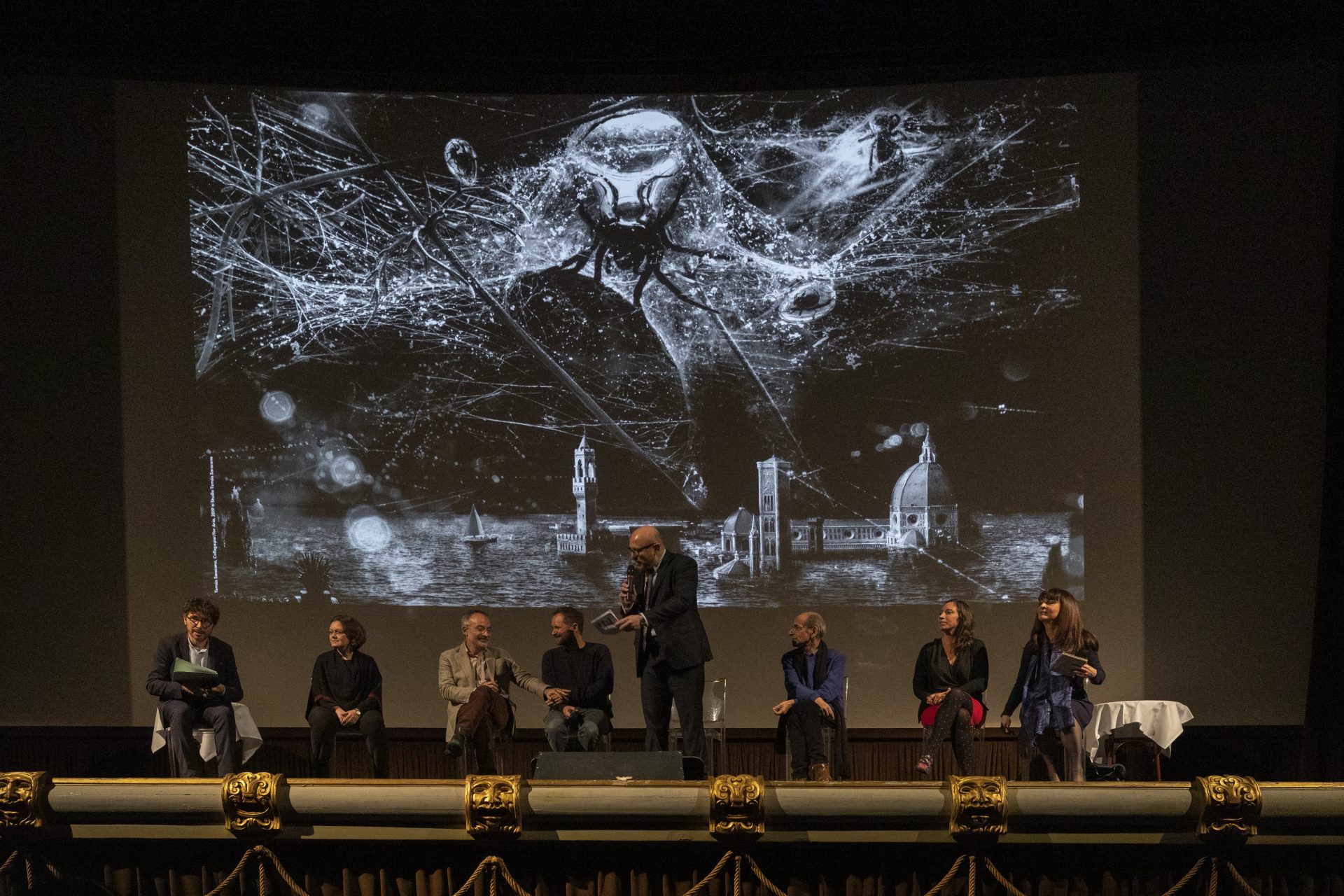 Tomás Saraceno. Aria at Cinema Odeon