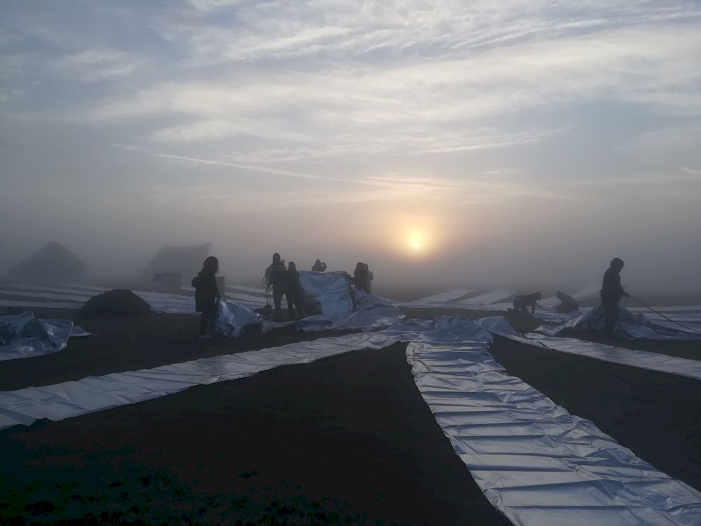 Aerocene community preparing for flight