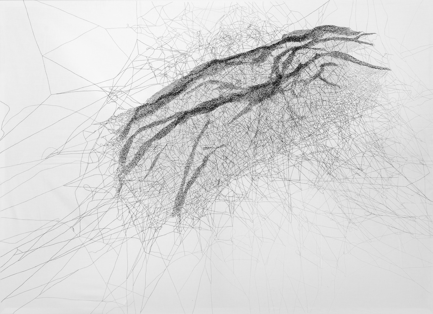 Arachne’s handwoven Spider/Web Map