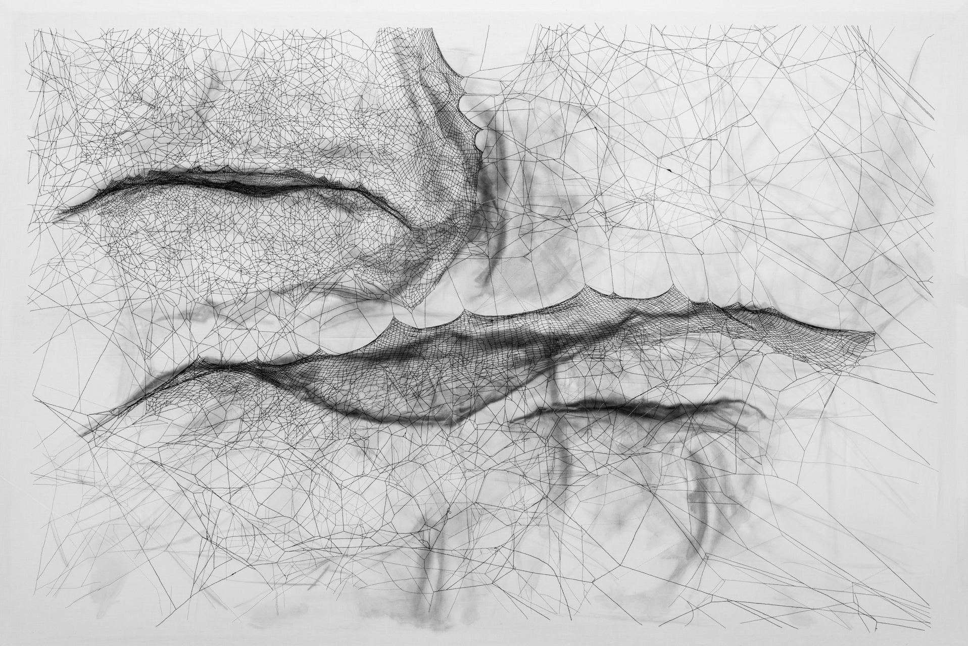 Arachne’s handwoven Spider/Web Map